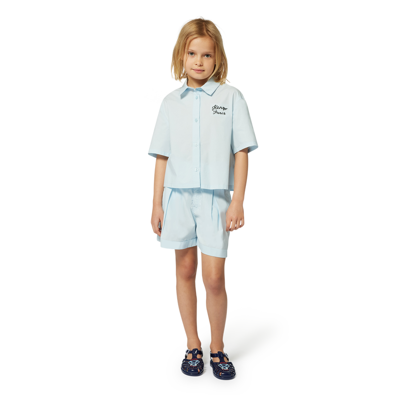 Kurz&auml;rmeliges Hemd KENZO KIDS 
                        GIRL