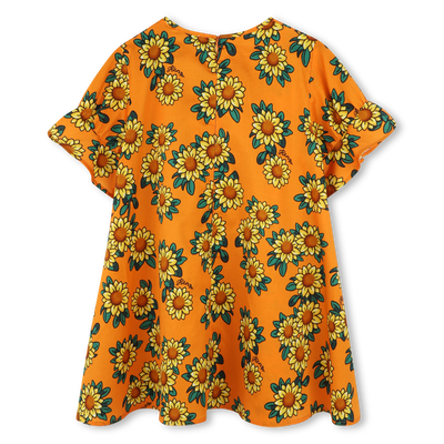 Kleid mit Sonnenblumen KENZO KIDS GIRL