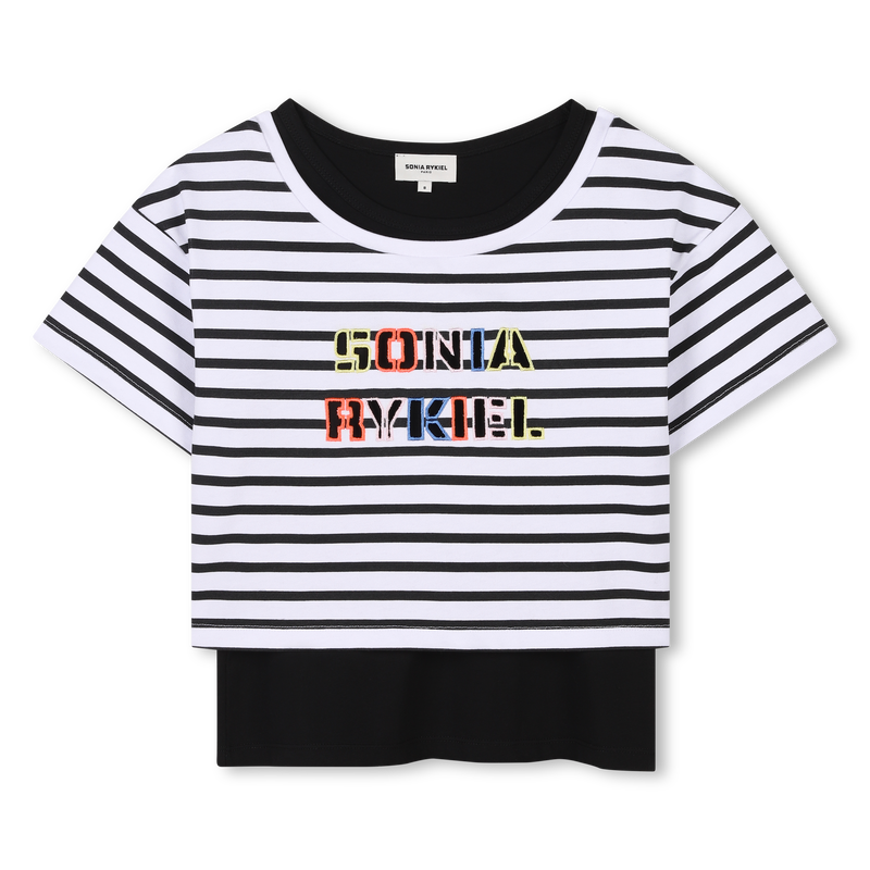 2-in-1 T-Shirt mit Top SONIA RYKIEL 
                        GIRL
