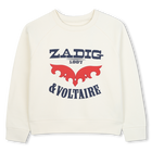 Bedrucktes Sweatshirt, ECRU, hi-res
