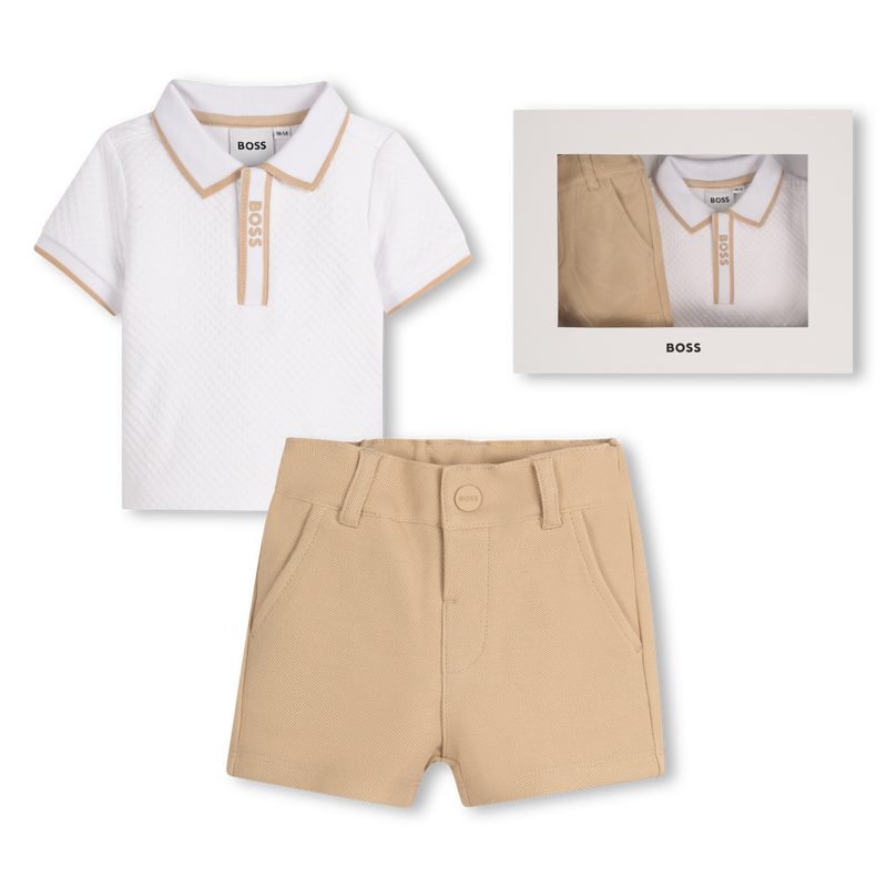 Set aus Polohemd und Shorts BOSS 
                        BOY