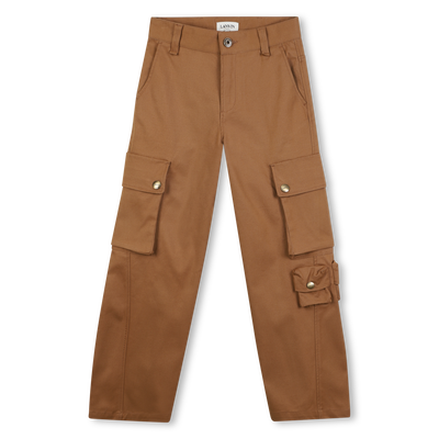 Bestickte bedruckte Hose mit PA-Logo LANVIN BOY