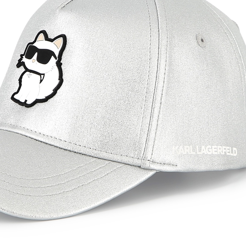 Verstellbares Cap mit Badge KARL LAGERFELD KIDS 
                        GIRL