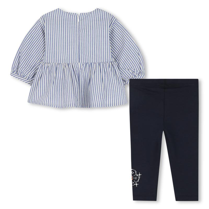 Bluse + Leggings Set KENZO KIDS 
                        GIRL