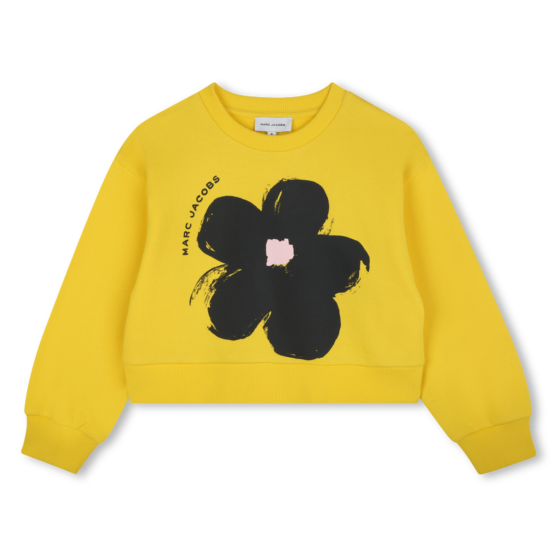 Sweatshirt aus Baumwollmolton MARC JACOBS 
                        GIRL