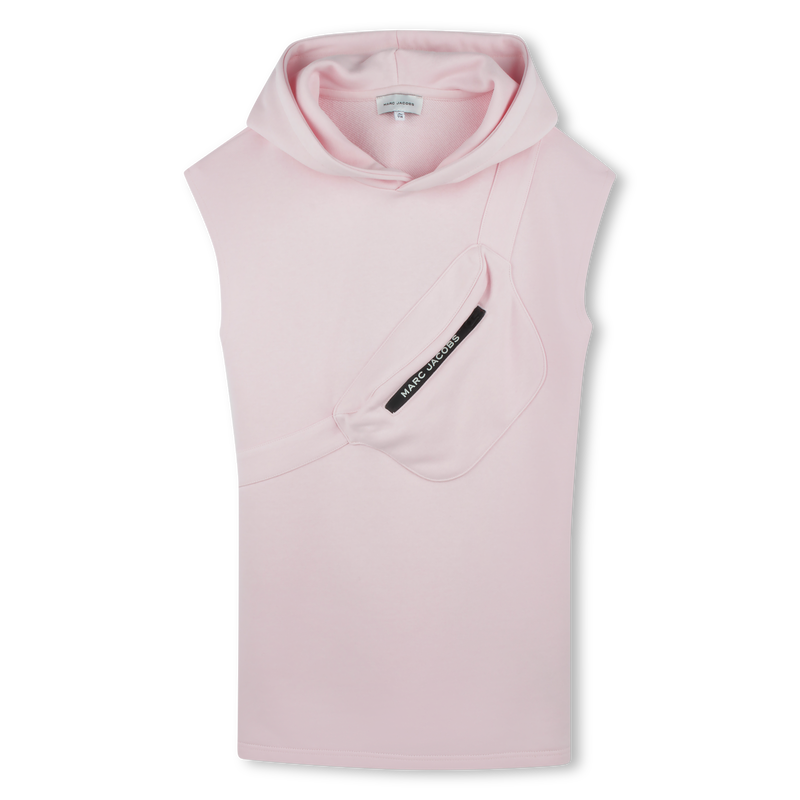 &Auml;rmelloses Kleid mit Kapuze MARC JACOBS 
                        GIRL