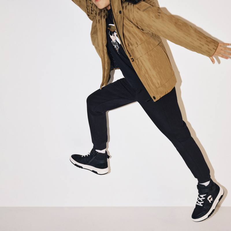 Stoffhose mit Druckkn&ouml;pfen KARL LAGERFELD KIDS 
                        BOY