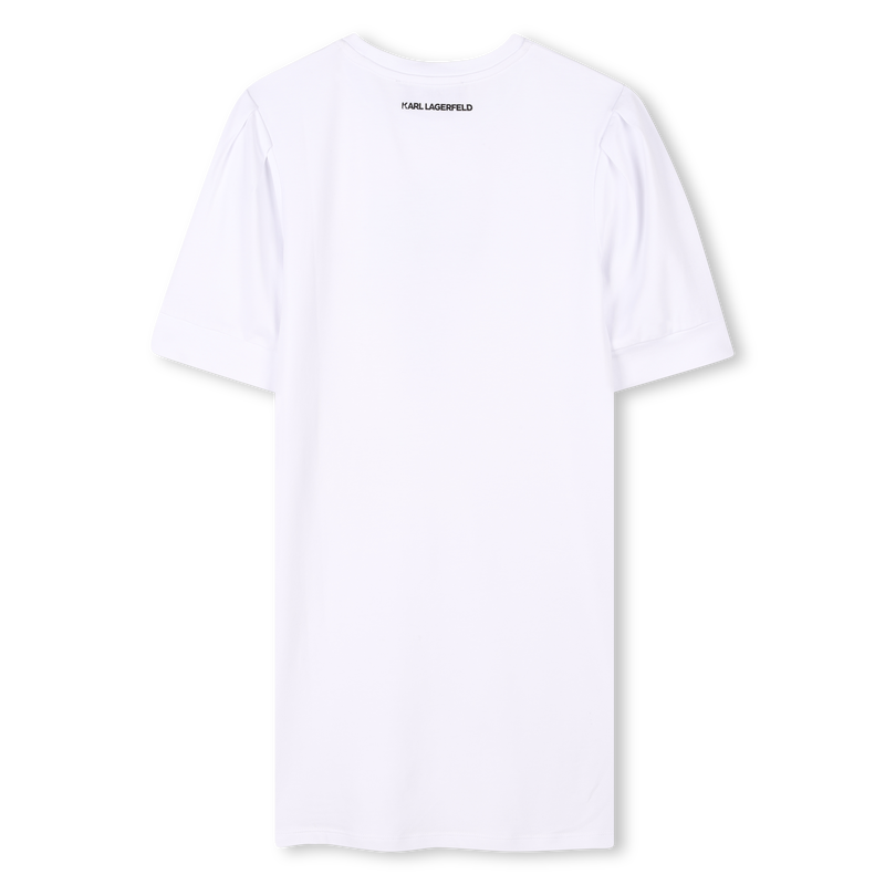 Kurz&auml;rmeliges Kleid KARL LAGERFELD KIDS 
                        GIRL