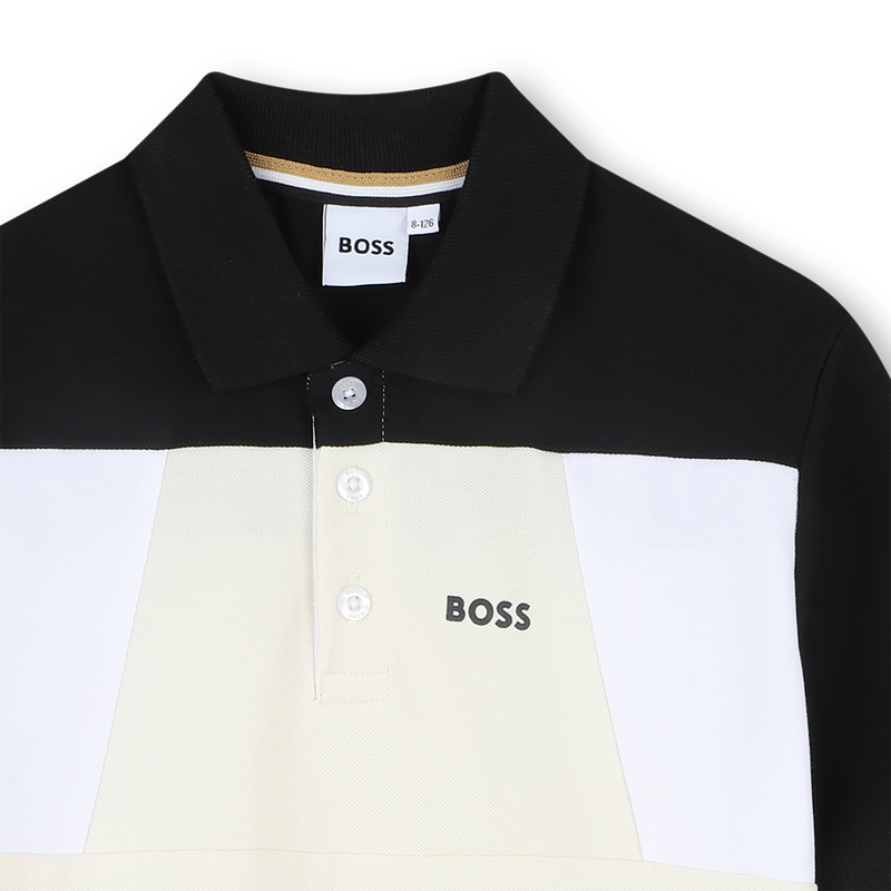 Poloshirt mit Farbblockmuster BOSS 
                        BOY