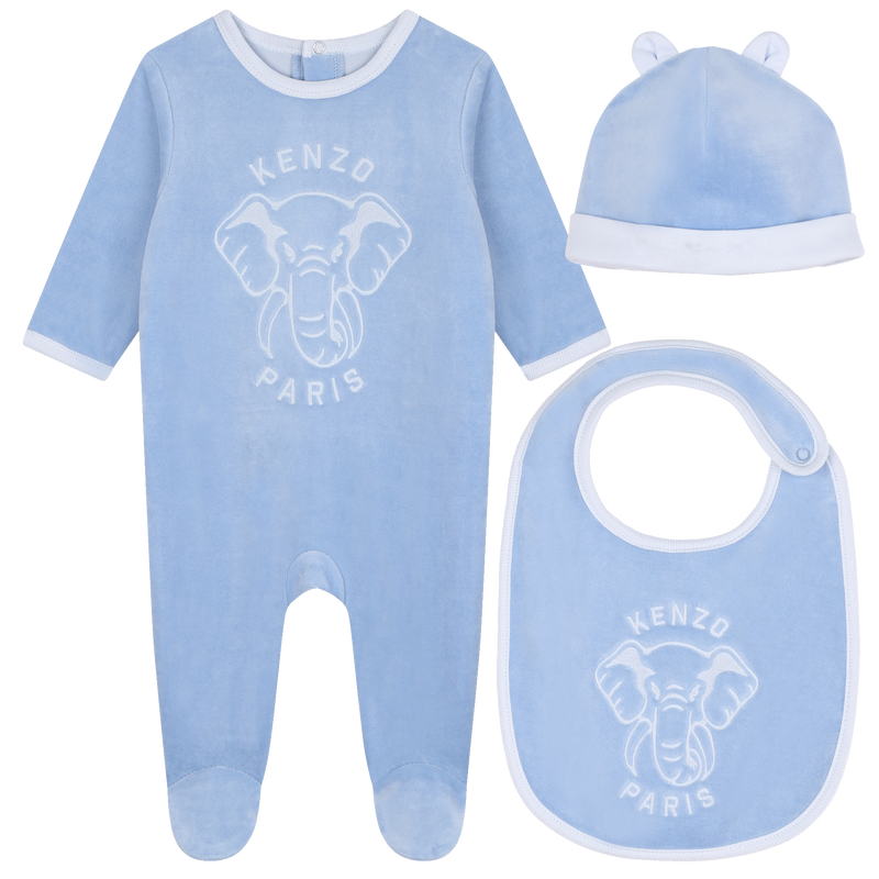Pyjama mit Mütze und Lätzchen KENZO KIDS 
                        UNISEX