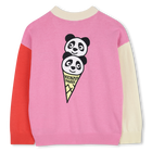 Strickjacke mit v-ausschnitt KENZO KIDS 
                    GIRL