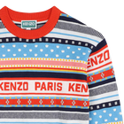 Jacquard-Strickkleid KENZO KIDS 
                    GIRL