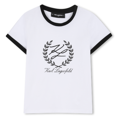 KURZ&Auml;RMELIGES T-SHIRT KARL LAGERFELD KIDS GIRL