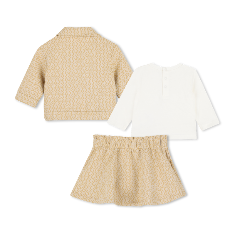Strickjacke, T-Shirt und Rock Set MICHAEL KORS 
                        M&Auml;DCHEN