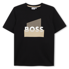 Kurz&auml;rmeliges t-shirt, SCHWARZ, hi-res