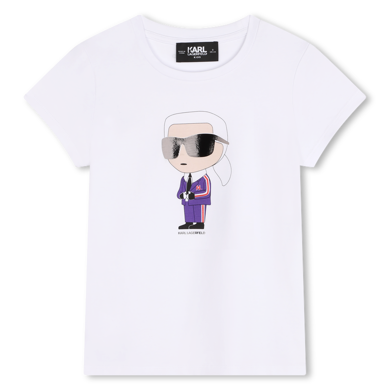 T-Shirt mit Motiv KARL LAGERFELD KIDS 
                        GIRL
