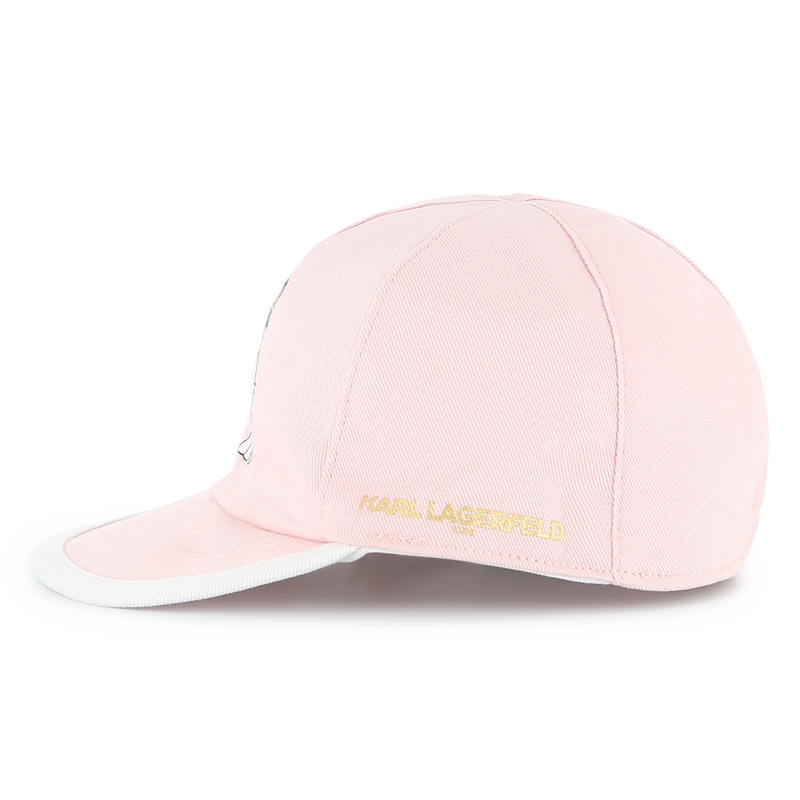 Wendbares Baumwoll-Cap KARL LAGERFELD KIDS 
                        GIRL