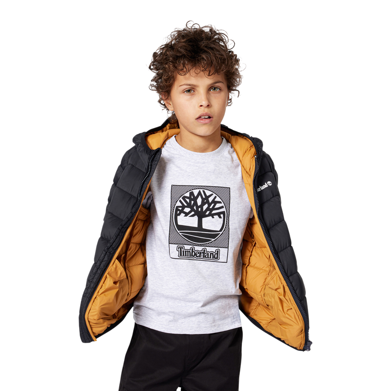 DAUNENJACKE MIT LOGO TIMBERLAND 
                        BOY
