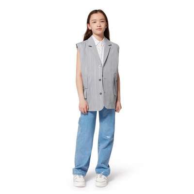 &Auml;rmellose Jacke mit Streifen DKNY GIRL