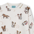 Fleece kleid KENZO KIDS 
                    GIRL
