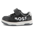 Sneaker mit elastischen Schn&uuml;rsenkeln, SCHWARZ, hi-res