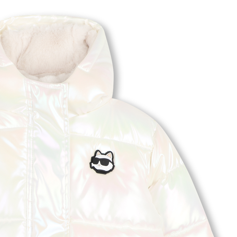 Steppjacke mit Kapuze KARL LAGERFELD KIDS 
                        GIRL