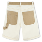 Verstellbare Bermudas aus Twill TIMBERLAND 
                    BOY