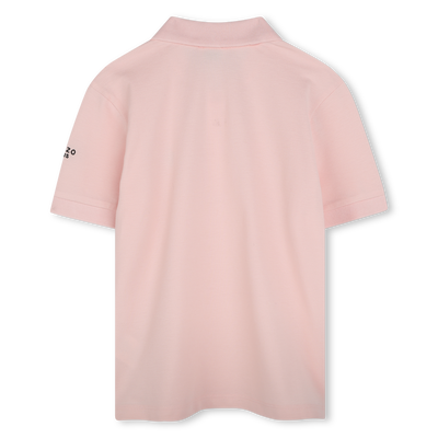 Polo mit Badge und Stickerei KENZO KIDS UNISEX