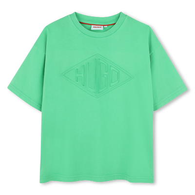 Baumwoll-T-Shirt mit Waschung HUGO BOY