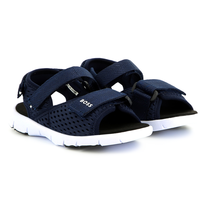 Klett-Sandalen aus Canvas BOSS 
                        BOY