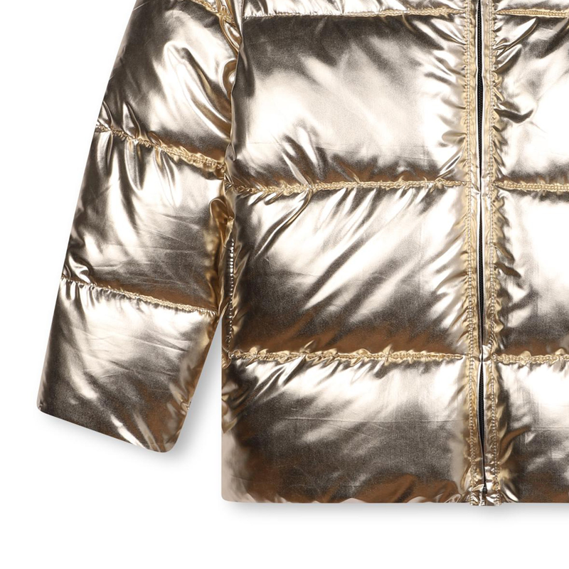 Wasserabweisende Kapuzenjacke KARL LAGERFELD KIDS 
                        GIRL