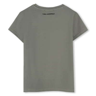 T-Shirt mit Illustrationen KARL LAGERFELD KIDS GIRL