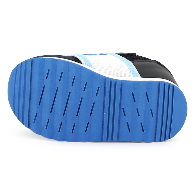 Ledersneaker mit Mesh BOSS 
                        BOY