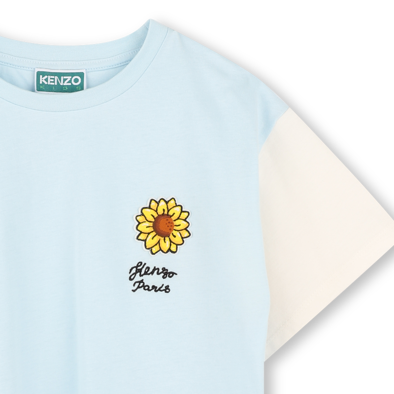 T-Shirt mit Kontrast&auml;rmeln KENZO KIDS 
                        BOY