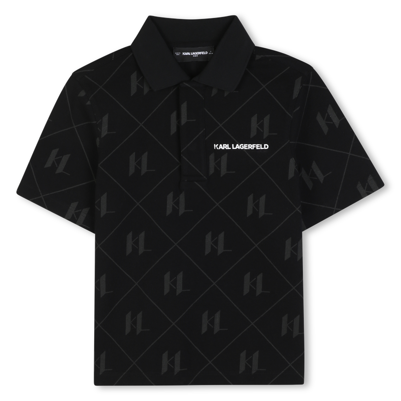 Kurzarm-Polo KARL LAGERFELD KIDS 
                        BOY