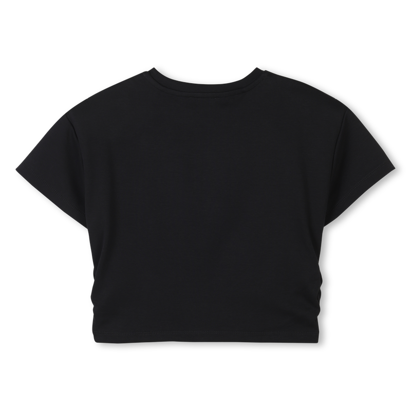 Baumwoll-T-Shirt mit Strass MARC JACOBS 
                        GIRL