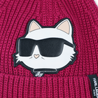 Set aus M&uuml;tze + Halsw&auml;rmer KARL LAGERFELD KIDS 
                    GIRL