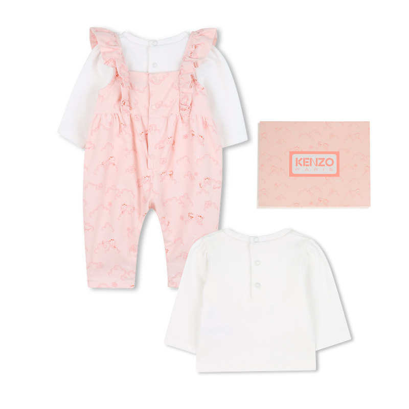 Set aus T-Shirt + Overall KENZO KIDS 
                        GIRL