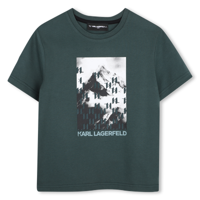 T-Shirt mit kurzen &Auml;rmeln KARL LAGERFELD KIDS BOY