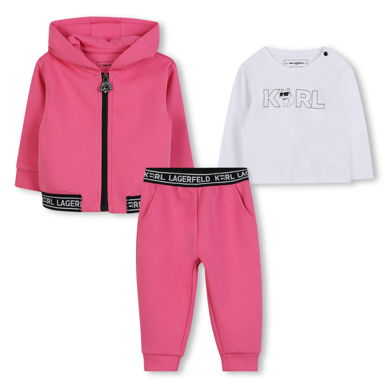 3-teiliges Jogging-Set KARL LAGERFELD KIDS 
                        GIRL