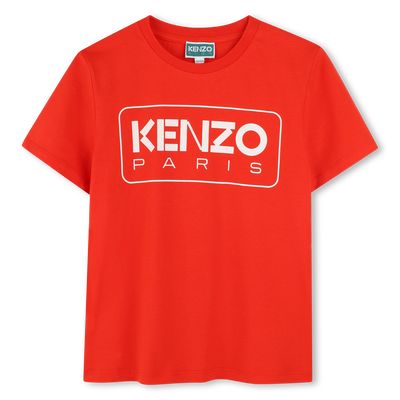 Kurz&auml;rmliges Baumwoll-T-Shirt KENZO KIDS BOY
