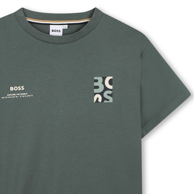 KURZ&Auml;RMELIGES T-SHIRT BOSS 
                        BOY