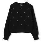 Lang&auml;rmeliges Sweatshirt KARL LAGERFELD KIDS 
                    GIRL