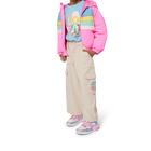 Mehrfarbige Kapuzensteppjacke BILLIEBLUSH 
                    GIRL