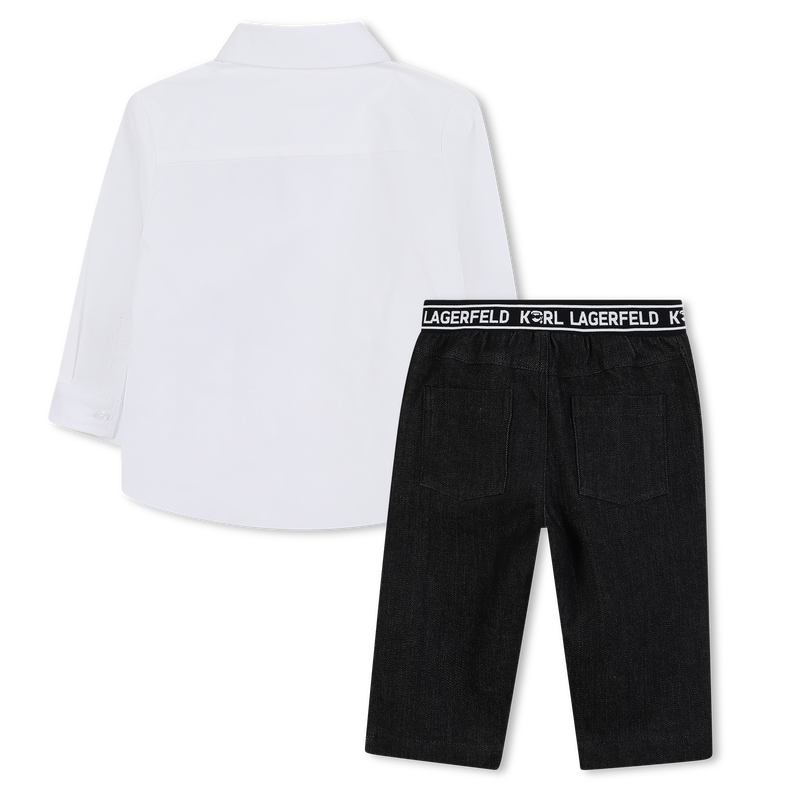 Set aus Hemd und Hose KARL LAGERFELD KIDS 
                        BOY