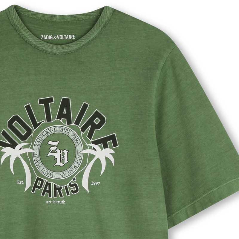 KURZ&Auml;RMELIGES T-SHIRT ZADIG & VOLTAIRE 
                        BOY