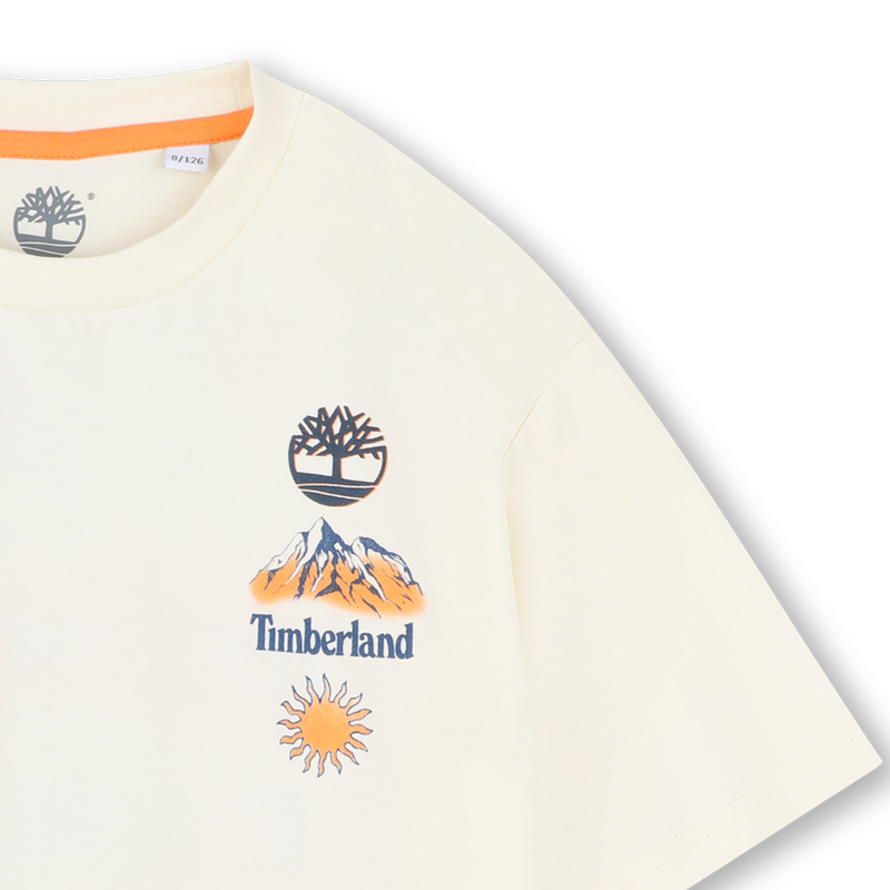 Weites T-Shirt mit Berg-Druck TIMBERLAND 
                        BOY