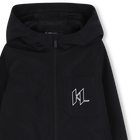 Windjacke mit kapuze KARL LAGERFELD KIDS 
                    BOY