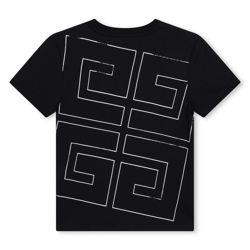 T-Shirt mit Sternen und Logos GIVENCHY 
                        BOY
