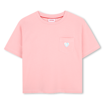 T-Shirt mit kurzen &Auml;rmeln HUGO M&Auml;DCHEN